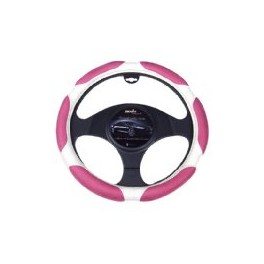 9055 Ergo Supreme Steering Wheel Cover Large Pink/Cream