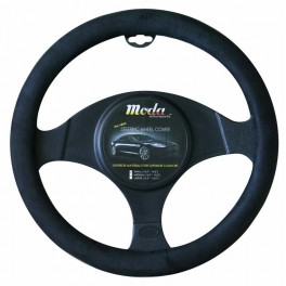 9002 Ergo Comfort Steering Wheel Cover Medium Black