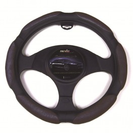 9042 Ergo Supreme Steering Wheel Cover Medium Black